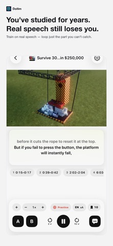 Dollim: English Shadowing Screenshot 1 of 7