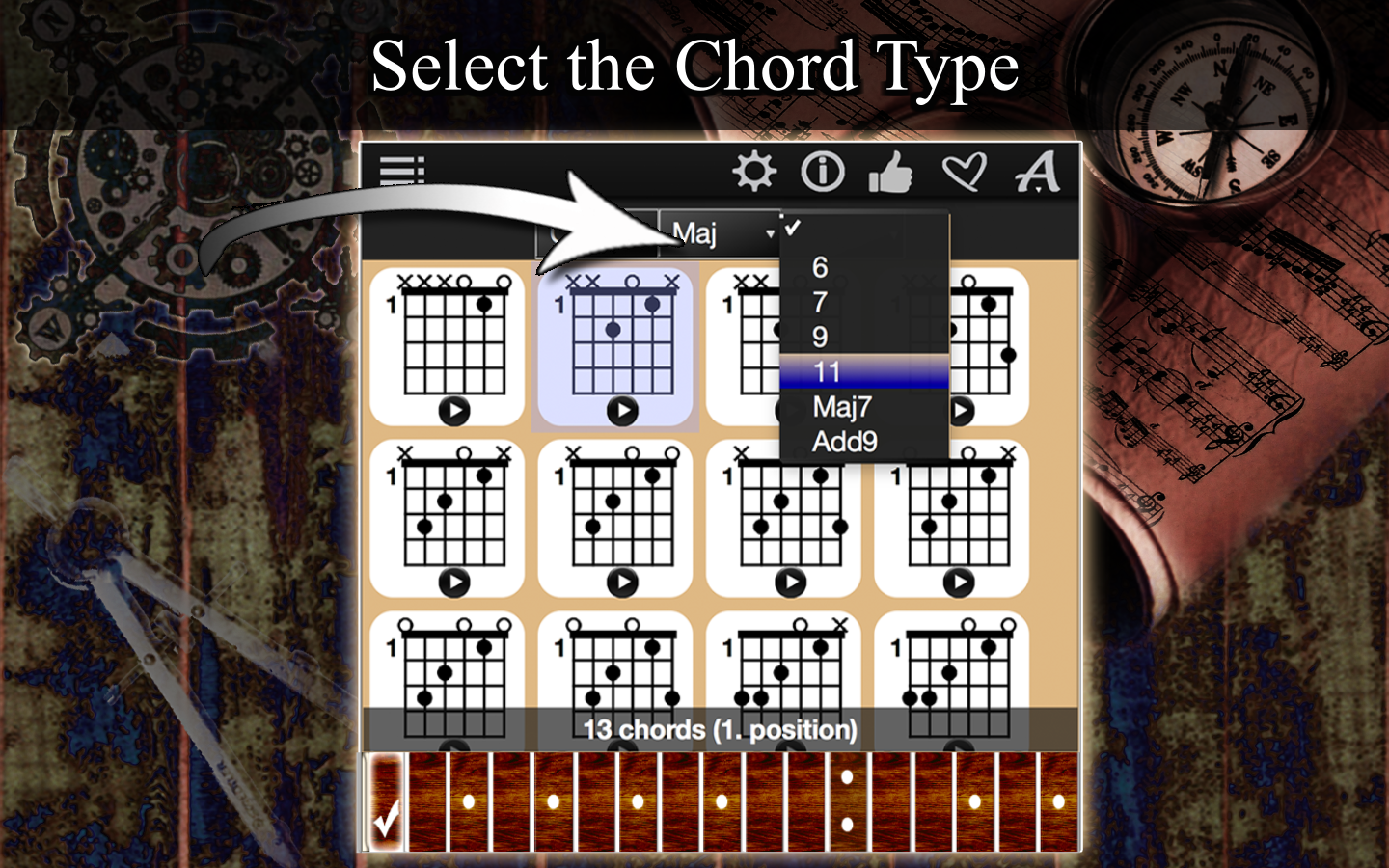 Guitar Chords Compass