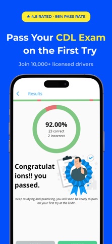 CDL Study: Practice Test 2026 screenshot