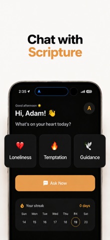 AskJesus - Bible Chat Screenshot 1 of 10