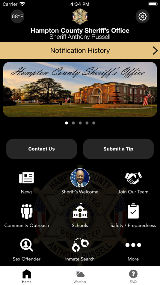 #1. Hampton County Sheriff SC (iOS) 由: Hampton County Sheriff Office