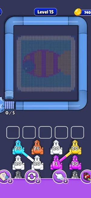 Pixel Loop Color Shooter screenshot 2