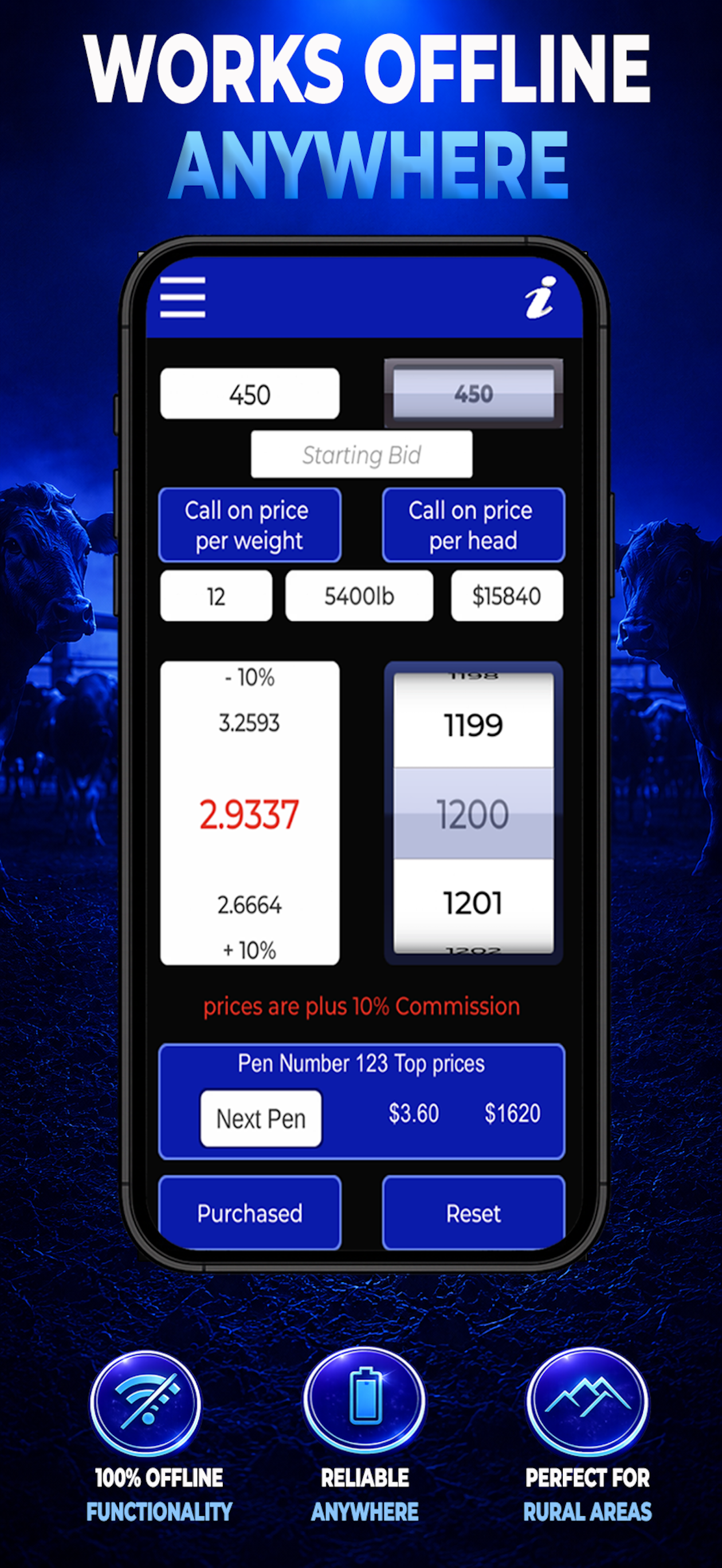 Livestock Auction Calculator screenshot 5