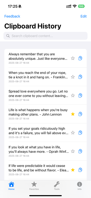 Mini Clipboard Screenshot 1 of 4