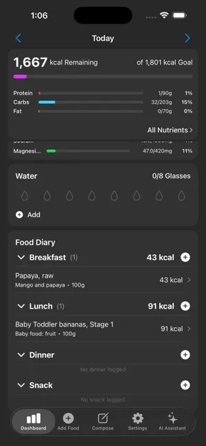 NutriComposer screenshot 2