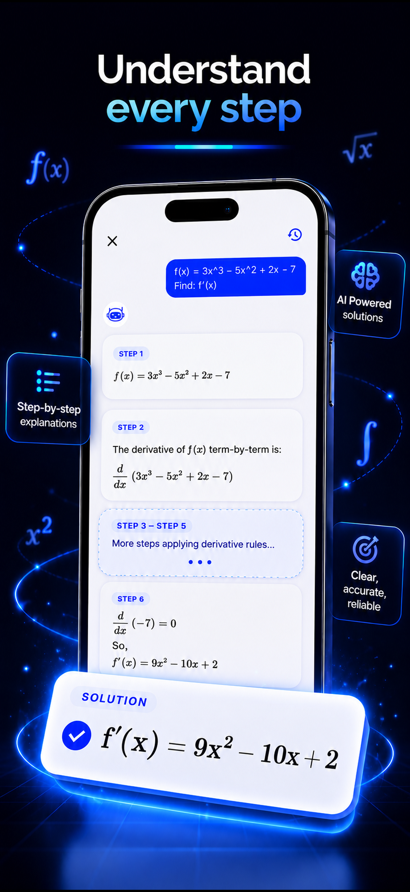 Eqora AI Math Solver & Scanner screenshot 2