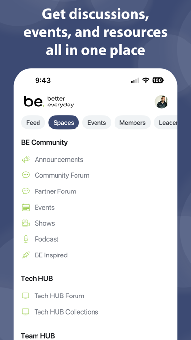 Better Everyday Community iPhone screenshot 2 - Social Networking app