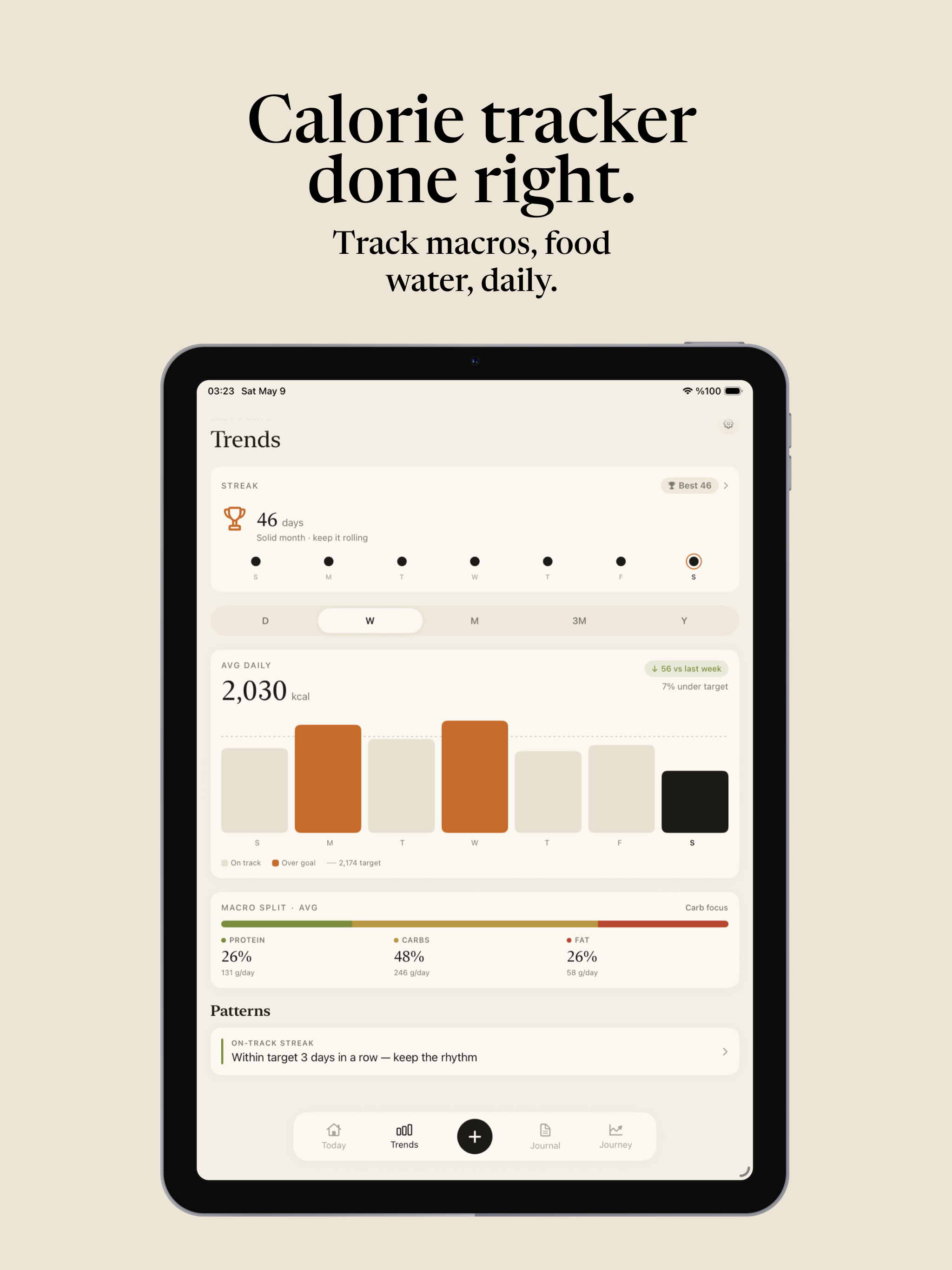 AI Calorie Tracker: Food Log