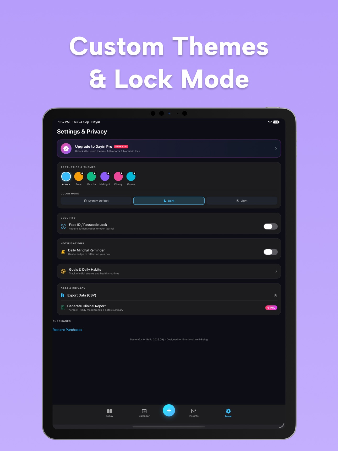 Screenshot 12 of Dayin Journal - Mood Tracker