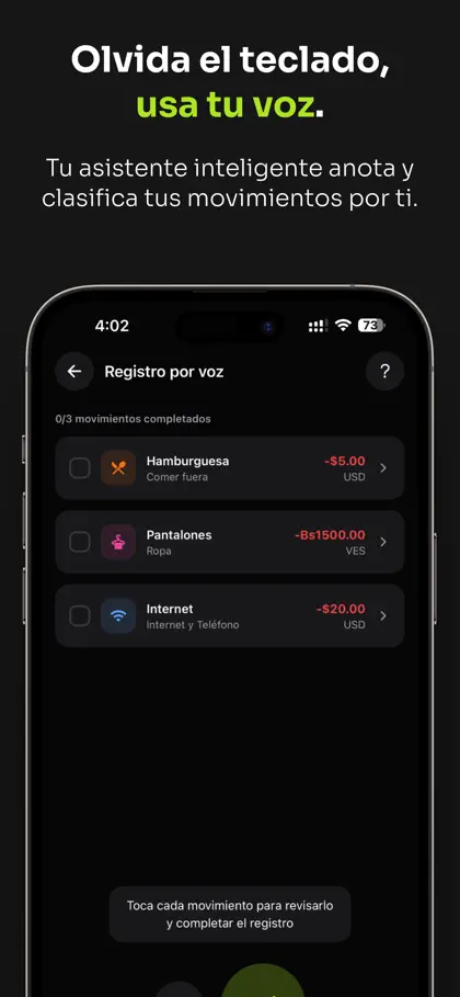 Screenshot 6 von 6 zu Rial - Finanzas Personales