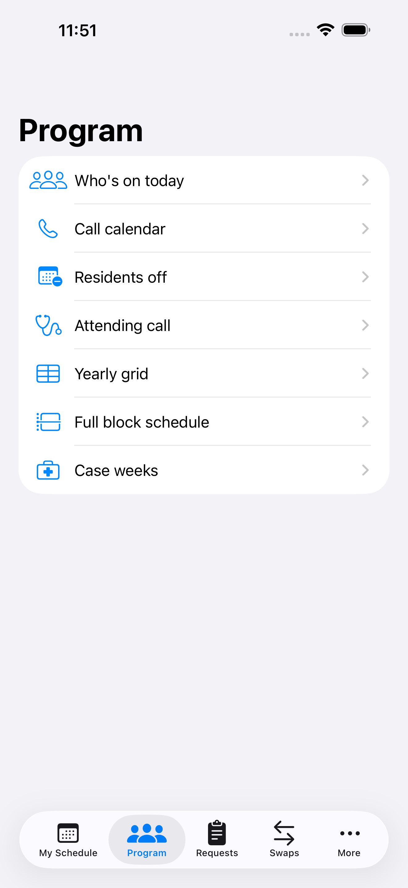 Qshift Resident Scheduler screenshot 3