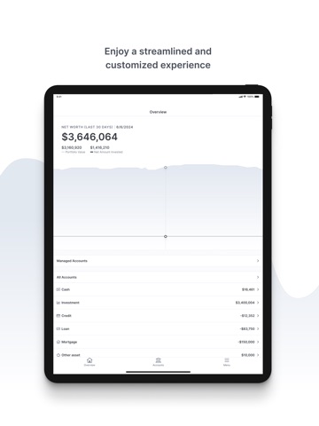 Apollon Client Portal iPad screenshot