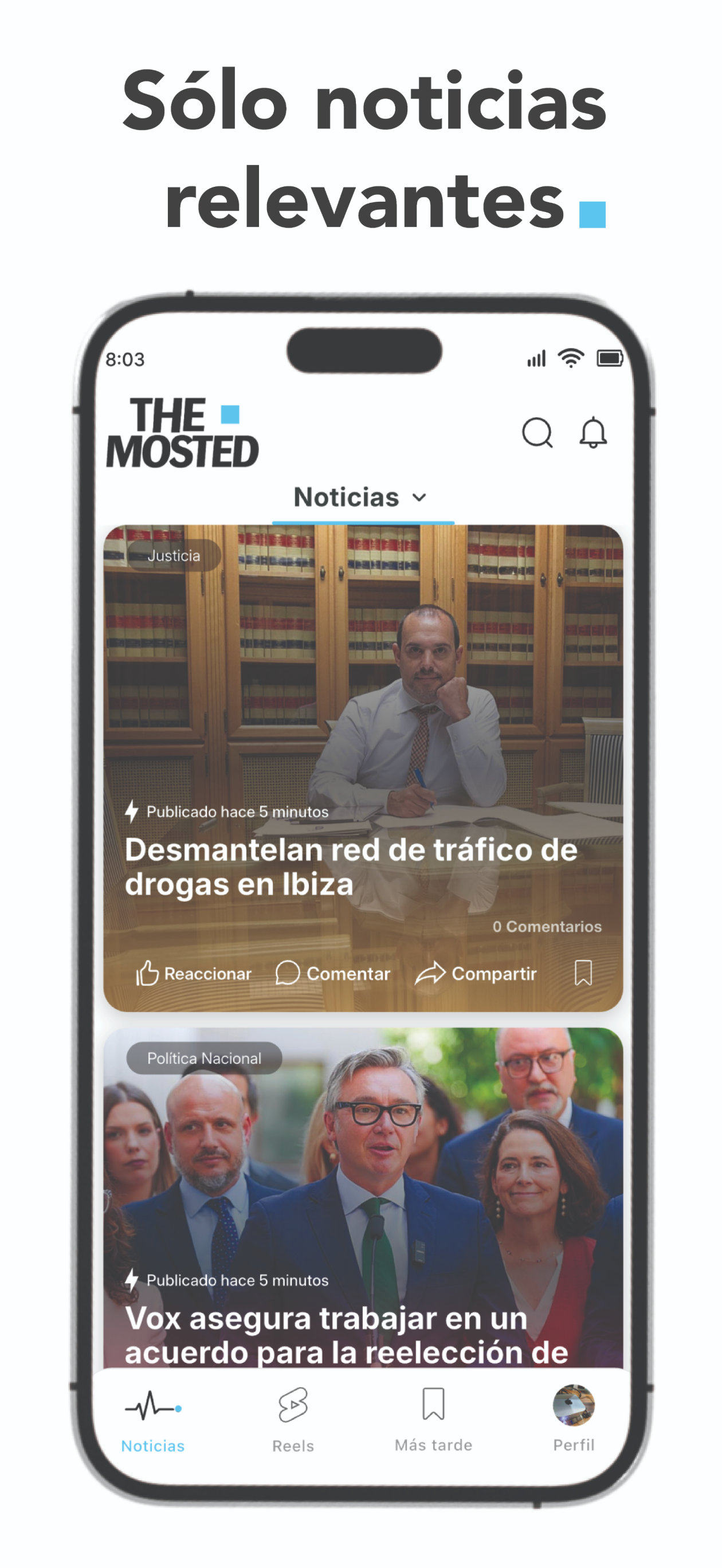 The Mosted | App de Noticias screenshot 2