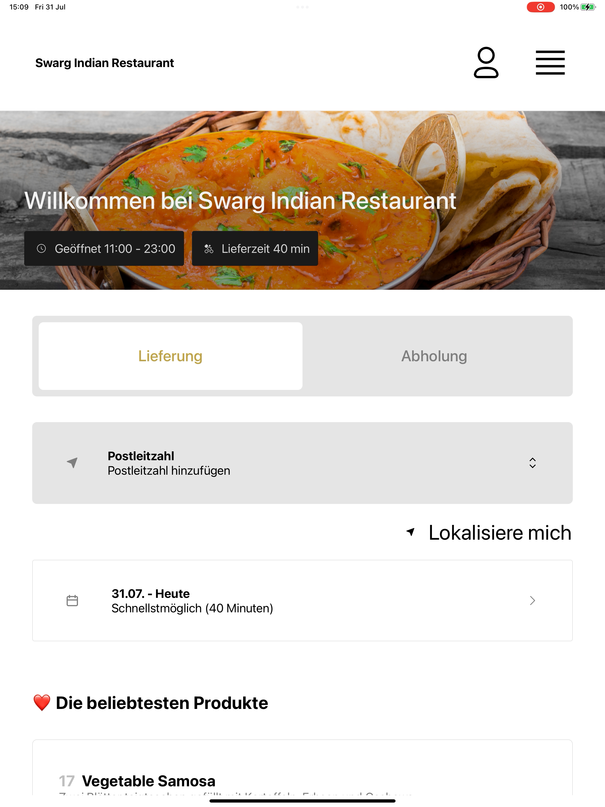 Swarg Indian Restaurant screenshot 6