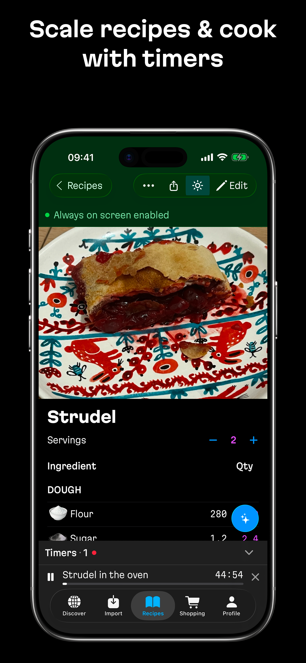 Recipe Scaler: Recipes manager screenshot 2