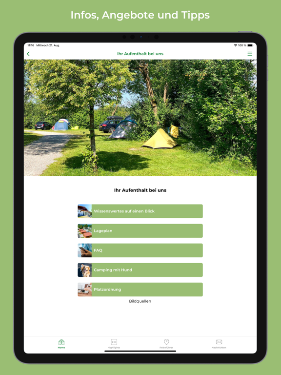 Screenshot #5 pour Camping Bannwaldsee