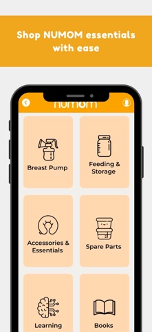 Numom iPhone screenshot