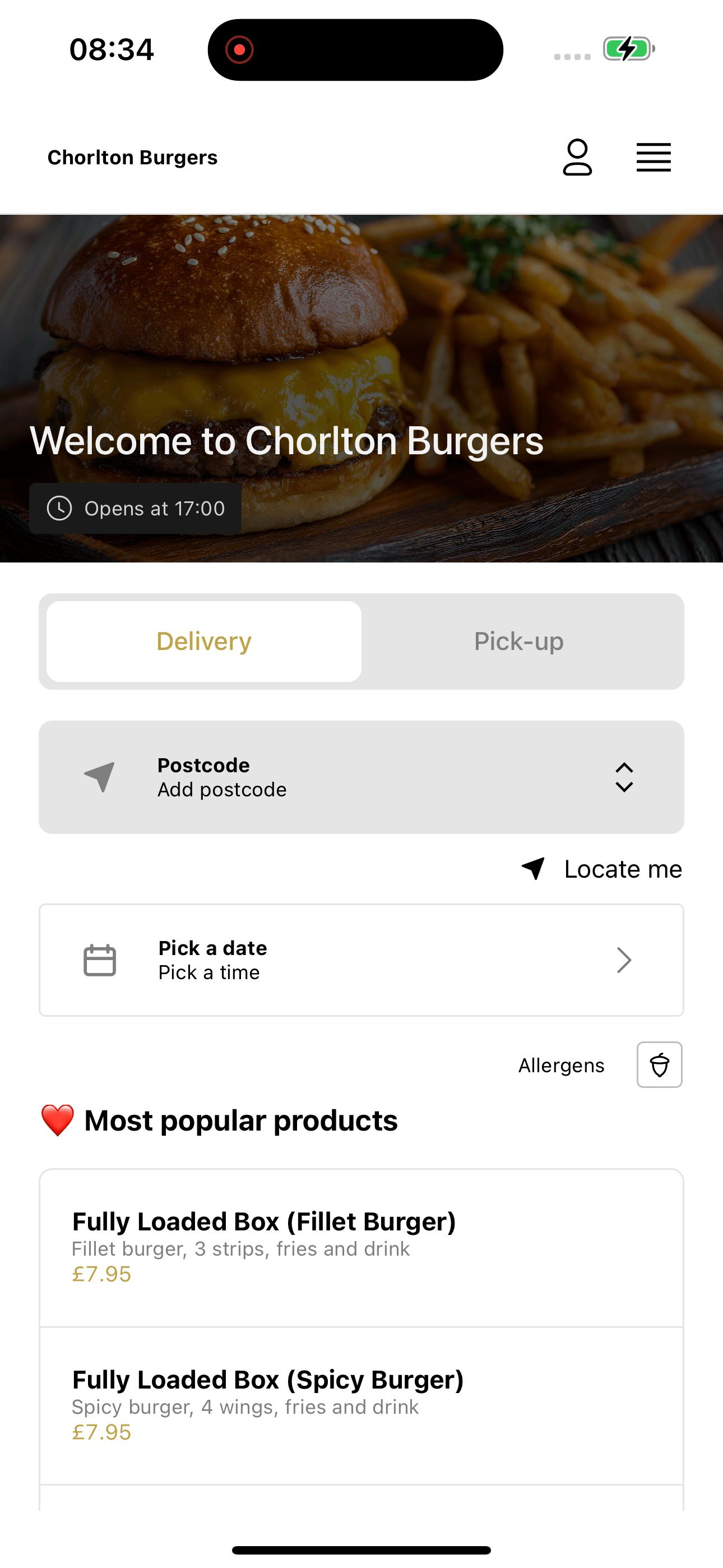 Chorlton Burgers screenshot 5