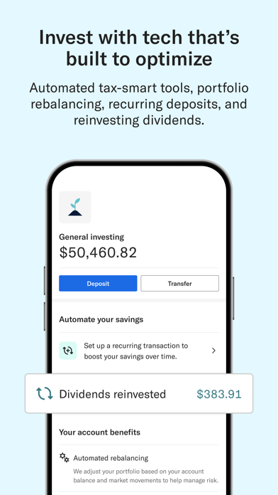 Betterment Invest & Save Money Screenshot