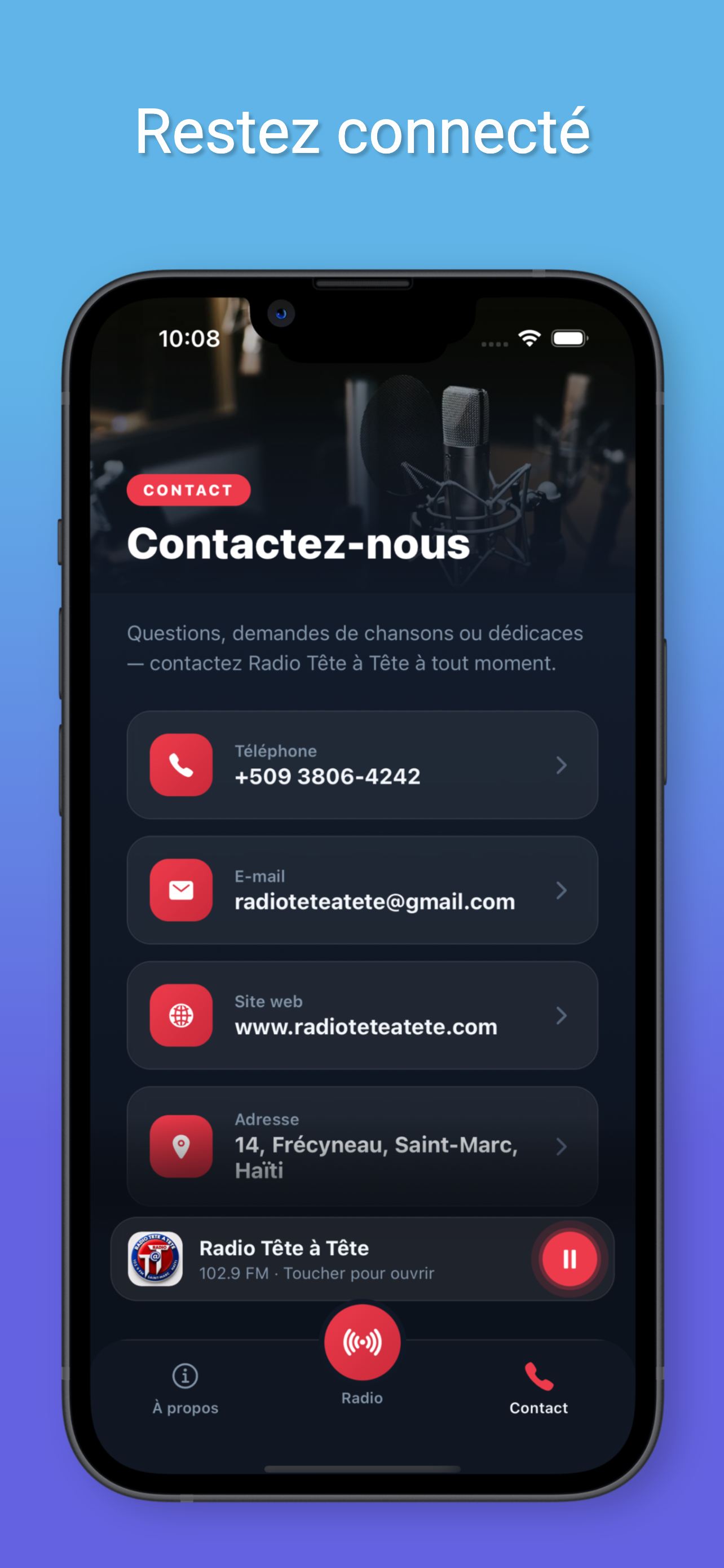 Radio Tête à Tête screenshot 3