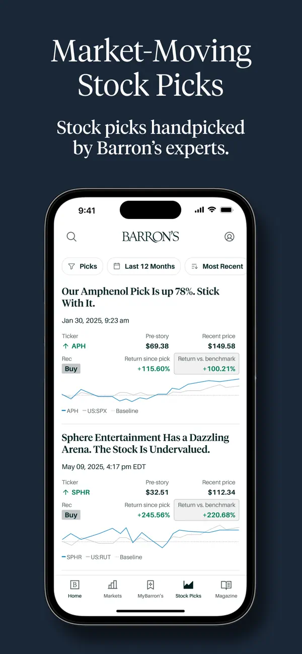 Screenshot #2 pour Barron’s - Investing Insights