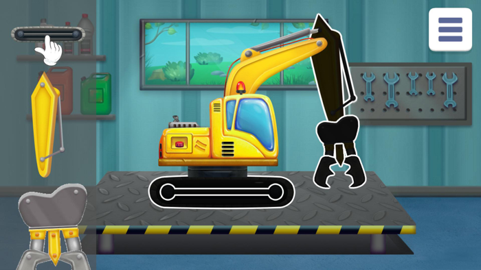 Tractor Truck Builder Games