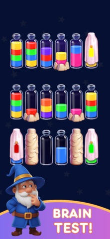 Bottle Sort: color magic sort Screenshot 1 of 8