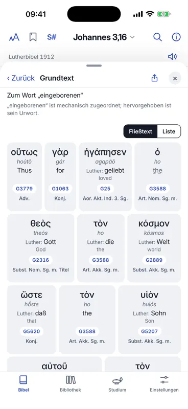 Sozzini Bibel screenshot 3 of 10