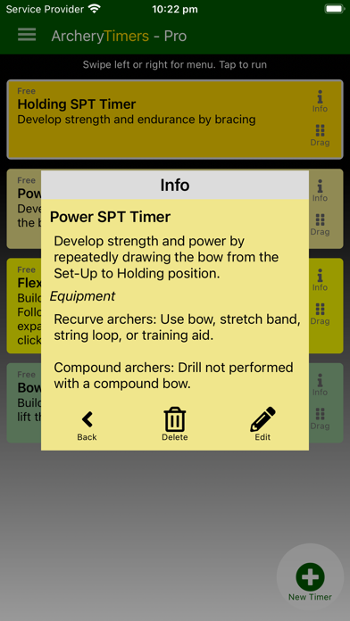 Archery Timers - SPT Screenshot