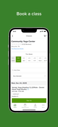 Community Yoga Center iPhone screenshot