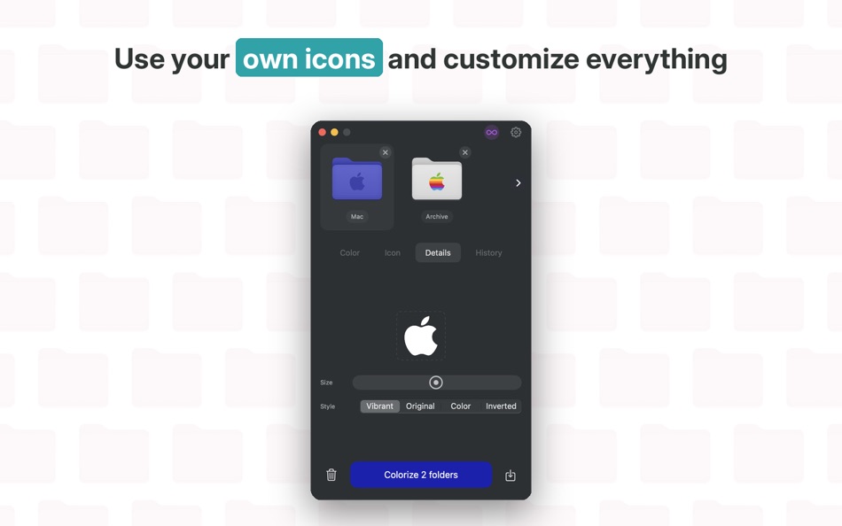 #4. Tintd - Colorize Folders Icons (macOS) 由: Oniri Inc