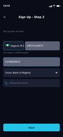 OCash Mobile screenshot