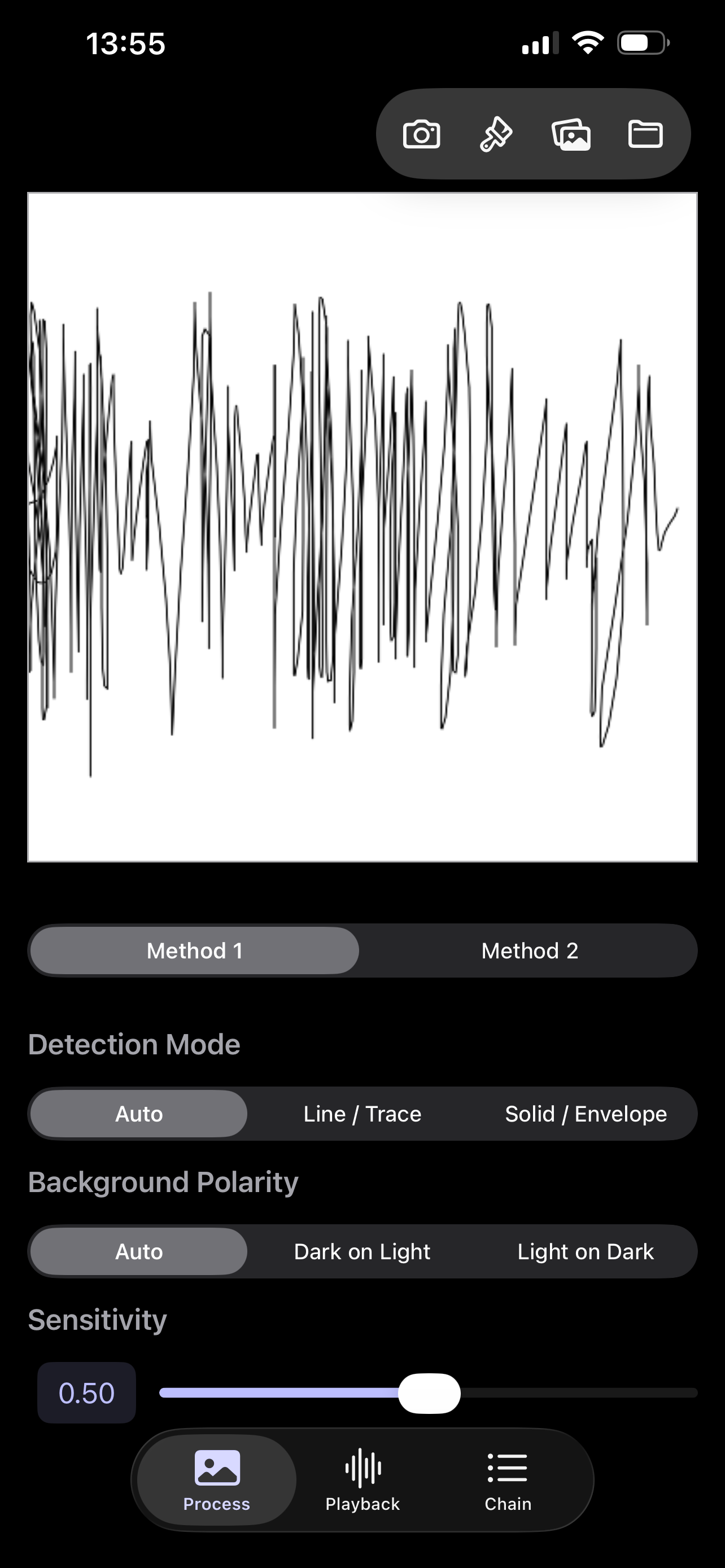 Waveform Camera screenshot 4