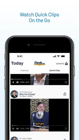 iTorah: Watch, Listen & Stream screenshot 4