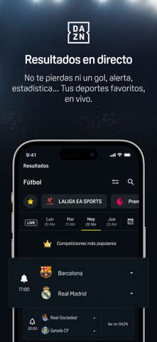 DAZN: Deportes en Directo App Store preview screenshot 6