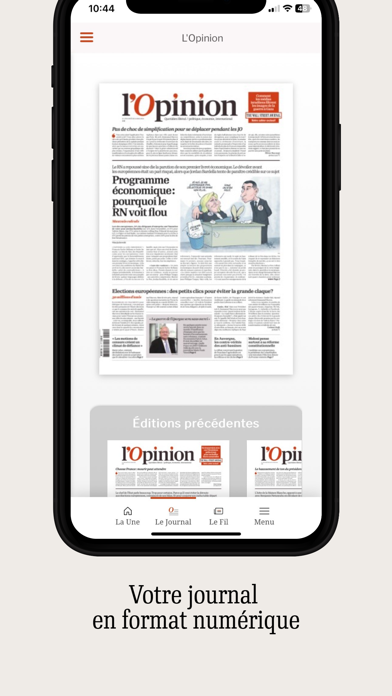 l'Opinion Screenshot