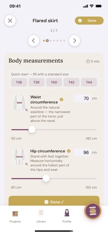 TailorSage: Custom-fit sewing Screenshot 4 of 7