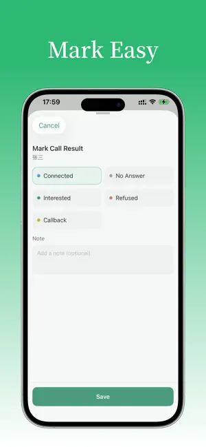 CallMark - Mark · Follow up screenshot 3