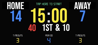 BT Football Scoreboard iPhone screenshot