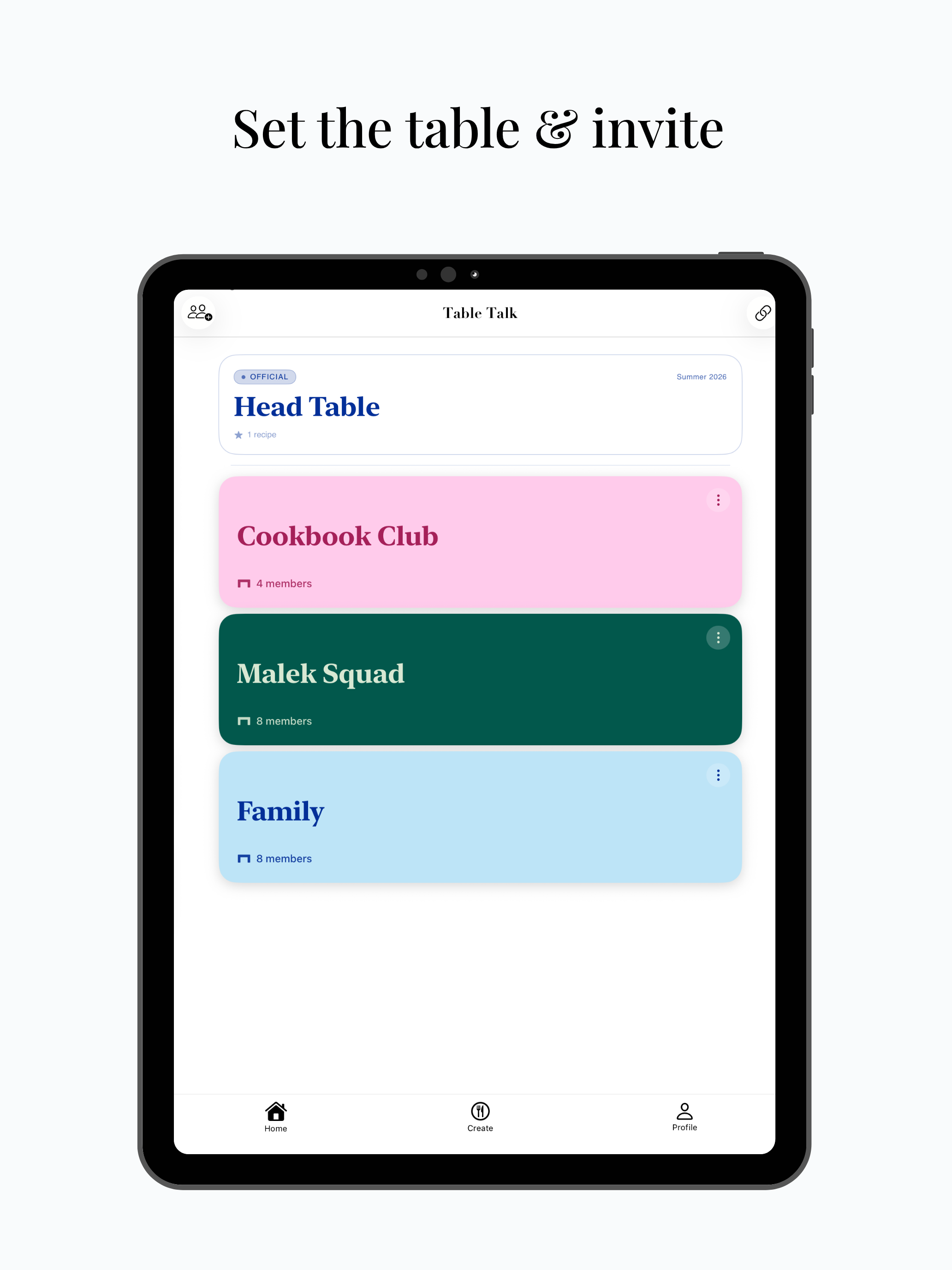 Table Talk - Recipe Sharing screenshot 7