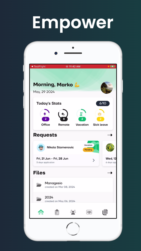 #1. Managesio (iOS) Podle: Stevan Zivkovic
