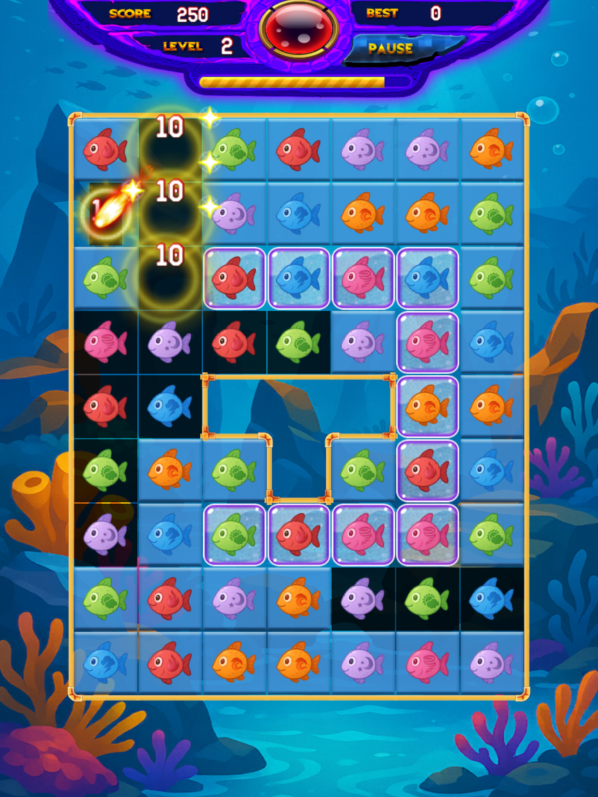 Fish Match Deluxe screenshot 10