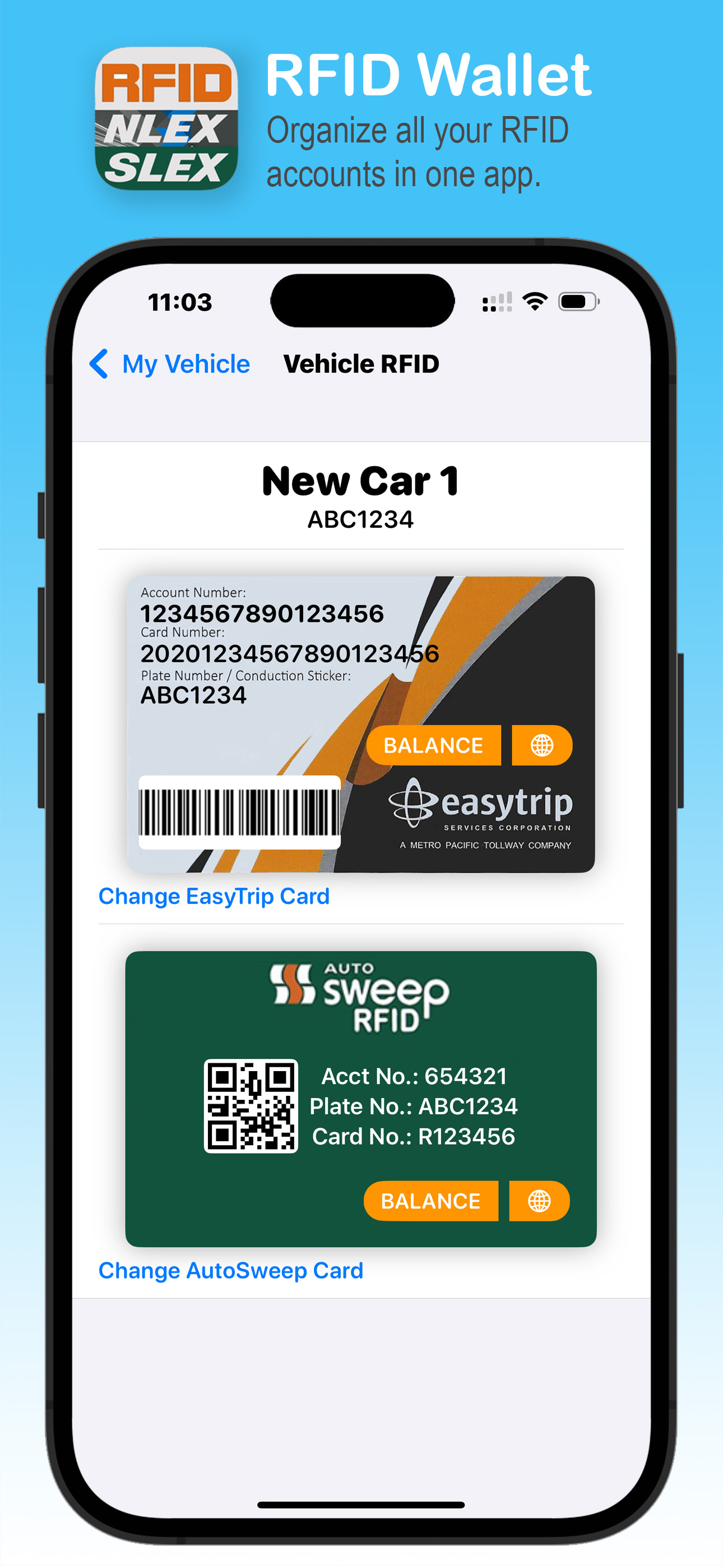 RFID Wallet EasyTrip AutoSweep