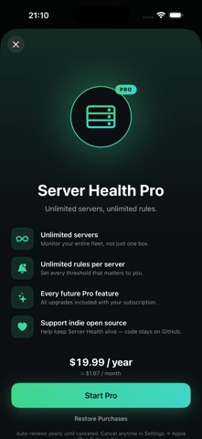 Server Health: SSH Monitor screenshot