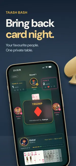 Taash Bash - Indian Card Games screenshot 1