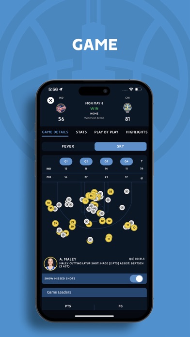 Screenshot #2 pour Chicago Sky Mobile