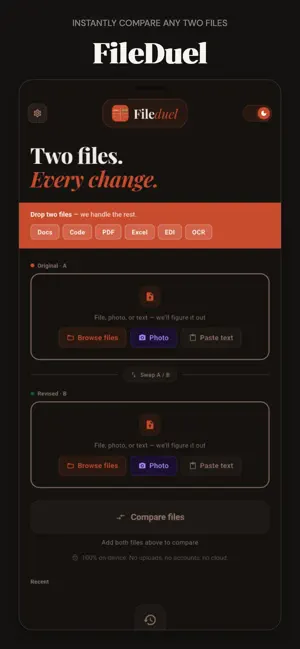FileDuel screenshot 1