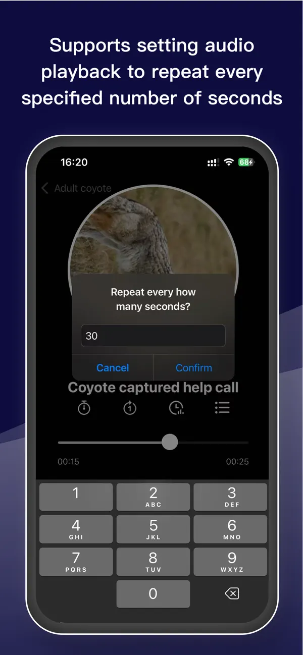 Screenshot #3 pour Coyote Call Player for hunting