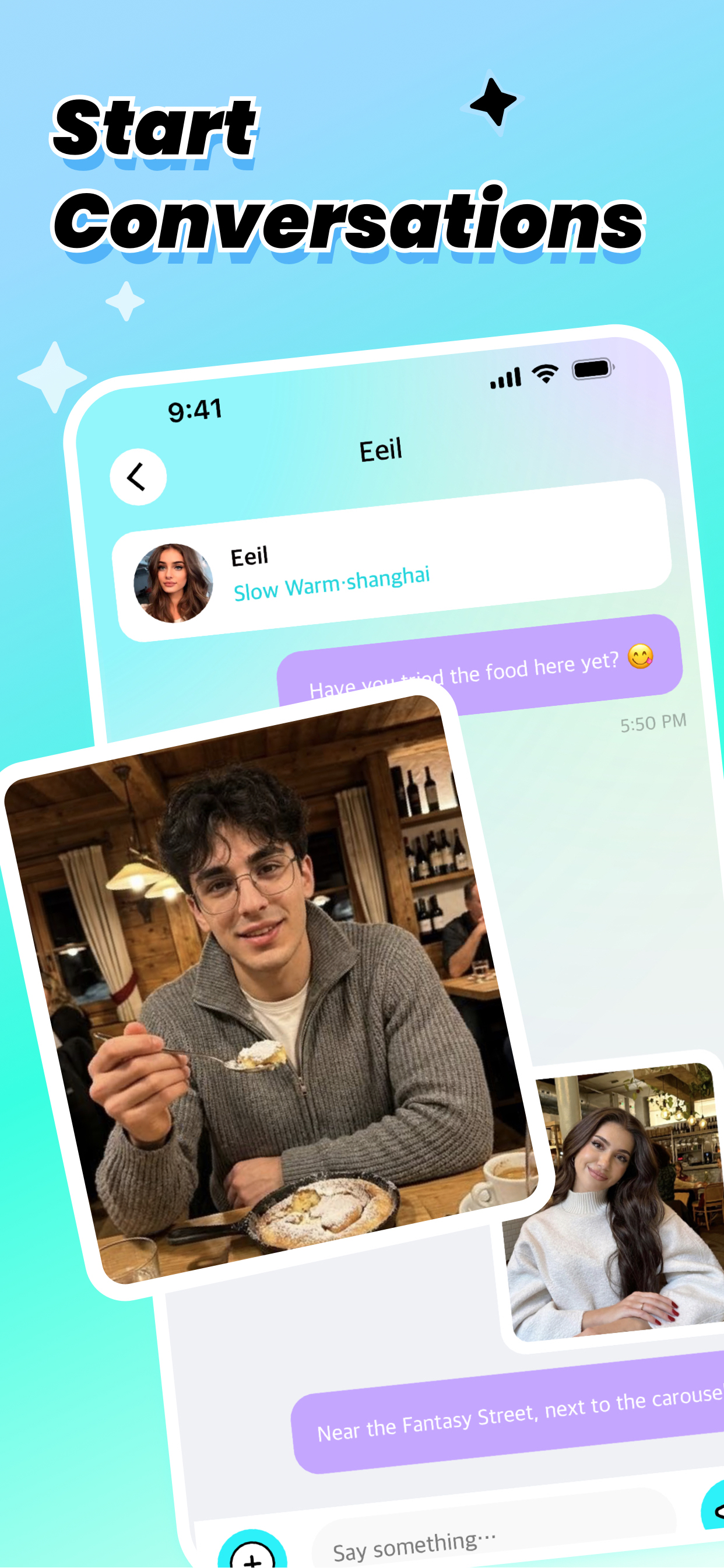 Sloava - Easy Chat，Share screenshot 3