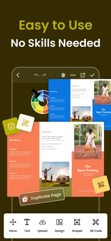 Brochure Maker: Create Catalog iPhone screenshot